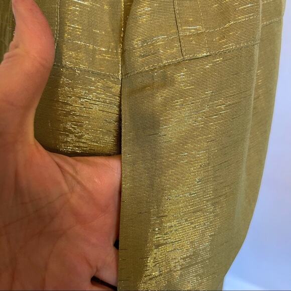 Vera Wang Lavender Label Strapless Shimmery Green Special Occasion Dress Size 8 - Picture 5 of 12